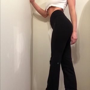 Lululemon Black Boot Cut Yoga Pants